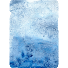 Watercolor Blue Salt Background Texture