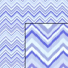 Blue Stripe Ikat Pattern