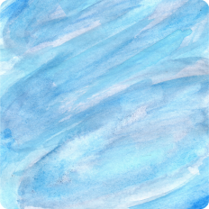 Watercolor Blue Swirls Background