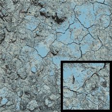 Blue Cracked Background