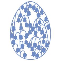 Bluebell Flowers Easter Egg