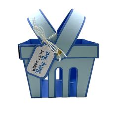 Blueberry Basket with Printable Tag