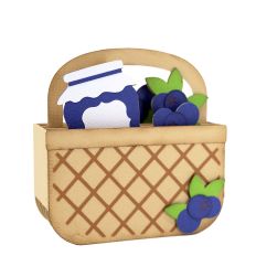 Blueberry Basket Box Card