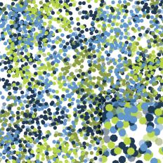 Blue and Green Confetti Printable Pattern