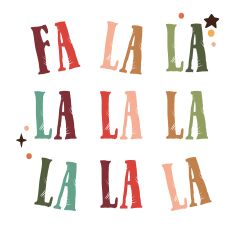 Boho Holidays - Fa La La La La