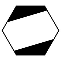 Bold Hexagon Frame