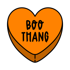 Boo Thang Candy Heart SVG | Halloween Clipart