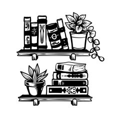 Books on Bookshelf