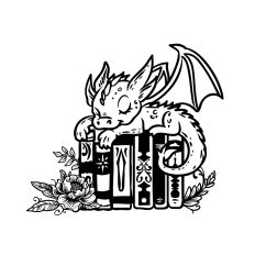 Sleeping Dragon on a Book