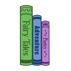 Fairy Tales Adventure Poetry Book Stack