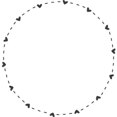 Border with Hearts