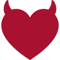 simple devil heart