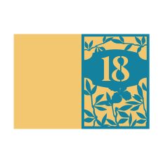 18th Anniversary Card / 18th Birthday Card Design