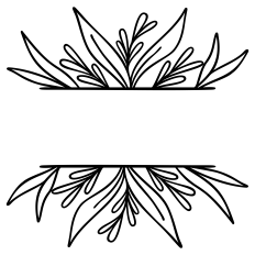 Botanical Split Border