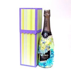 Sliding lid bottle box