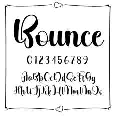 Bounce Font