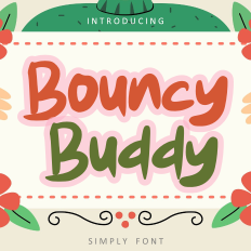 Bouncy Buddy Font
