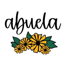 Abuela with Flowers