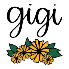 Gigi with Flowers