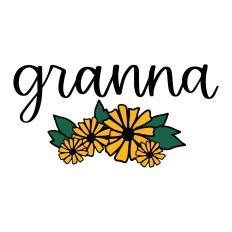 Granna with Flowers