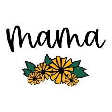 Mama with Flowers
