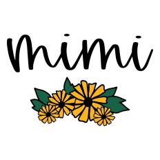 Mimi with Flowers