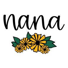 Nana with Flowers