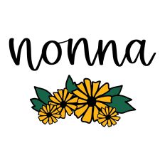 Nonna with Flowers