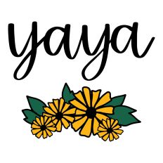 Yaya with Flowers