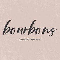 Bourbons Script Font