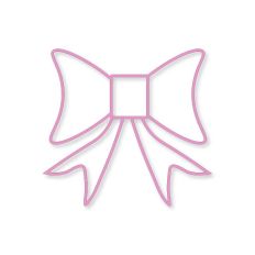 Birthday Bow Cut file, Baby Bow Cut file
