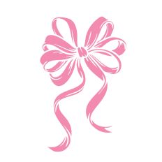 Pink Ribbon Bow