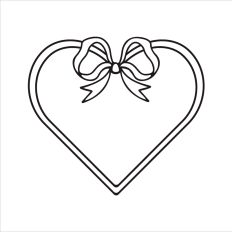 Coquette Valentine Heart