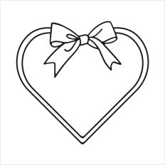 Valentine Heart Bow