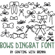 Bows Doodle Font