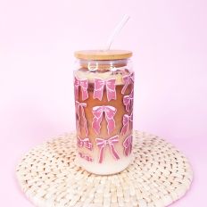 Bows Glass Cup Wrap 