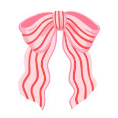 Striped Bow