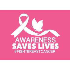 Breast Cancer Awareness Card Cover 