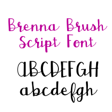 Brenna Brush Script Font