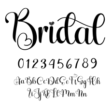 Bridal Font