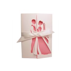 Bride and Groom Gatefold Card
