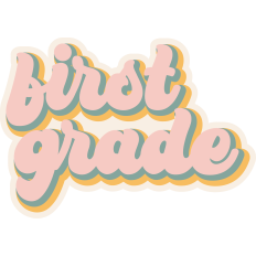 School Sign First Grade