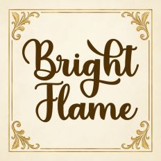 Bright Flame Font
