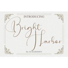 Bright Harbor Font