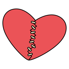Broken Heart Stitches