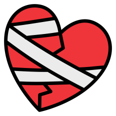 Broken Heart Bandage