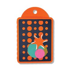 Bubbles Gift Card Tag SVG Cut File
