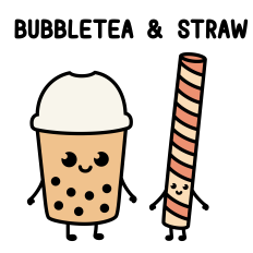 Bubble Tea and Straw