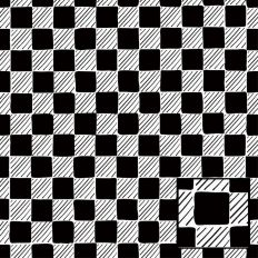 Buffalo Plaid Repeating Pattern White