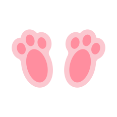 Bunny Feet SVG | Easter Bunny SVG | Easter SVG